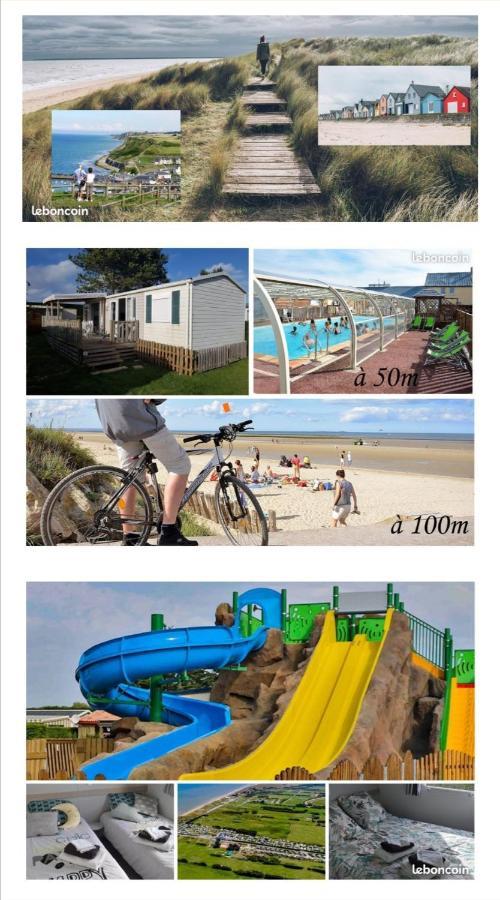 Mobile-Home 100M Plage Utah Mme Surget サント・マリー・デュ・モン エクステリア 写真